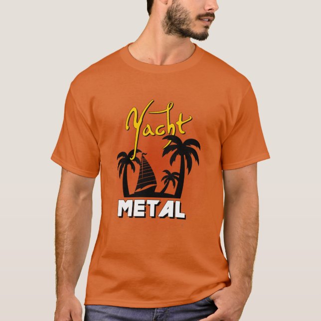 T-shirt Métal de yacht (Devant)