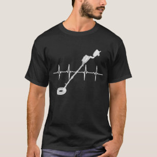 T-shirt Métal Détectant Le Bat Du Coeur