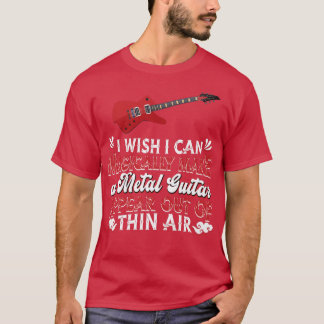 T-shirt Metal Guitar Rock MusiqueMusicien Magique Métal Gu