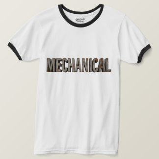T-shirt Métal Industriel en détresse 'MECHANICAL' Sonnerie