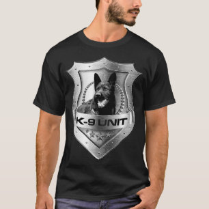 T-shirt Métal K9 Insigne d'unité berger allemand