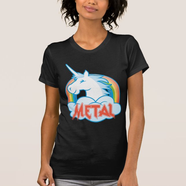T-shirt métal-licorne (Devant)