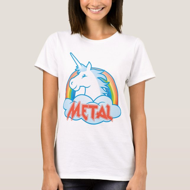 T-shirt métal-licorne (Devant)