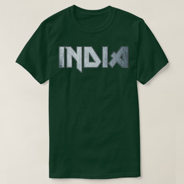T-shirt Métal lourd Inde (Design devant)