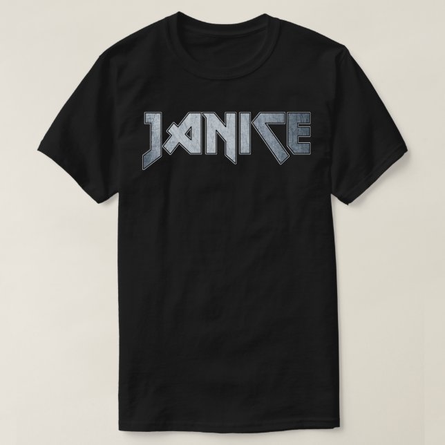 T-shirt Métal lourd Janice (Design devant)