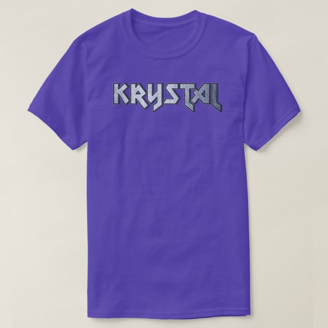 T-shirt Métal lourd Krystal (Design devant)