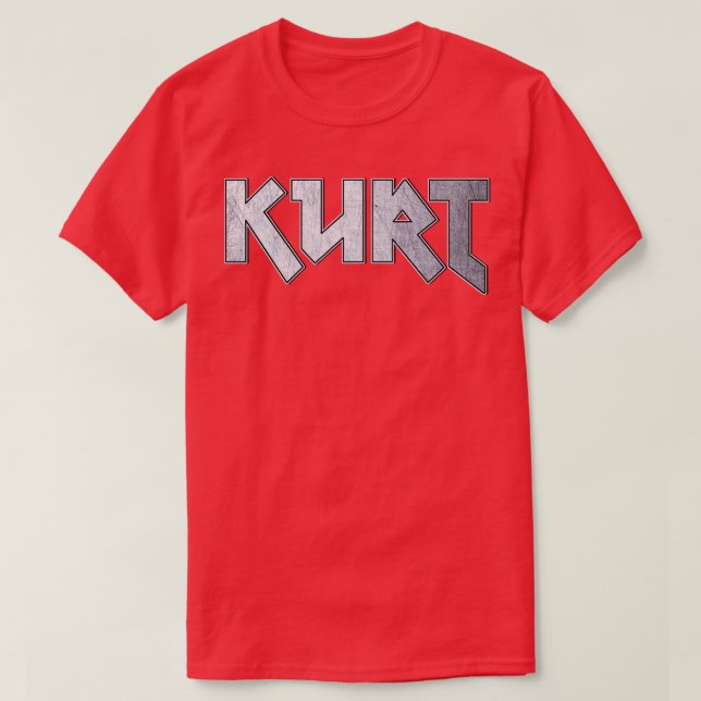 T-shirt Metal lourd Kurt (Design devant)