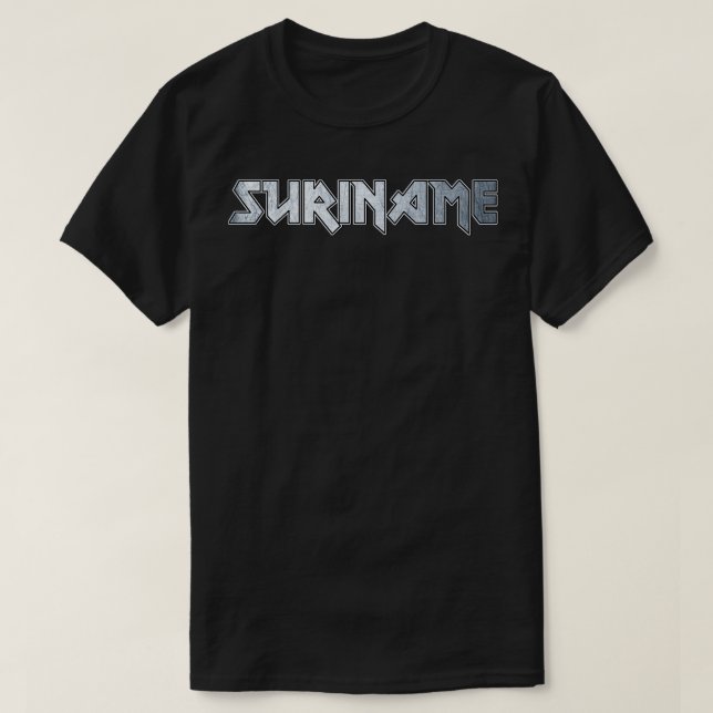 T-shirt Métal lourd Suriname (Design devant)