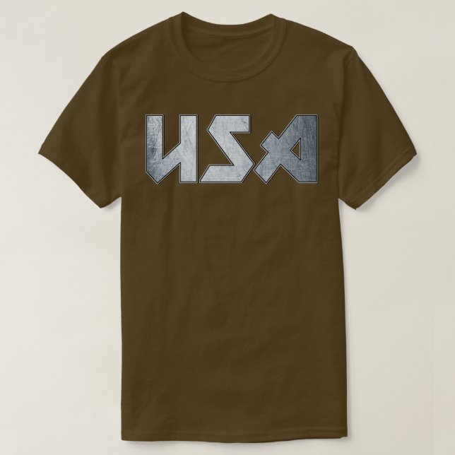 T-shirt Métal lourd USA (Design devant)