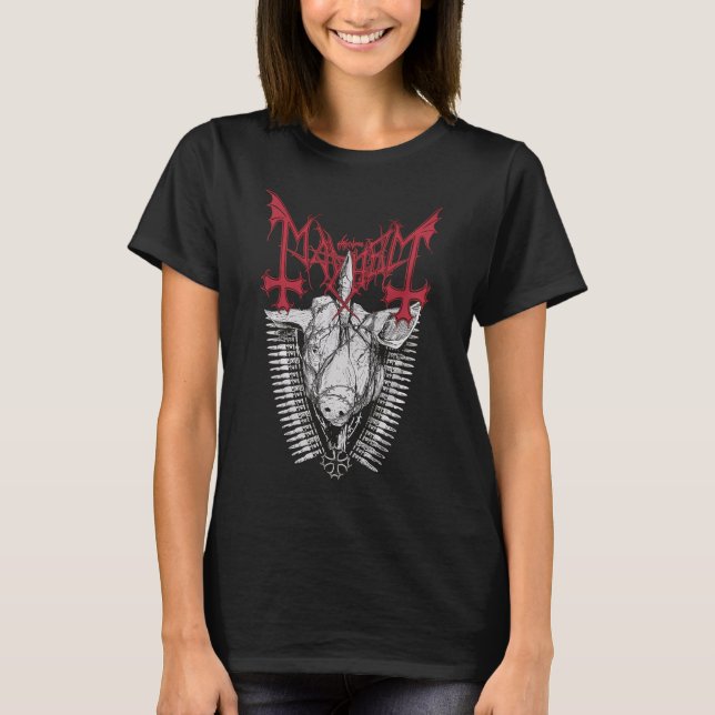 T-shirt Metal noir (Devant)