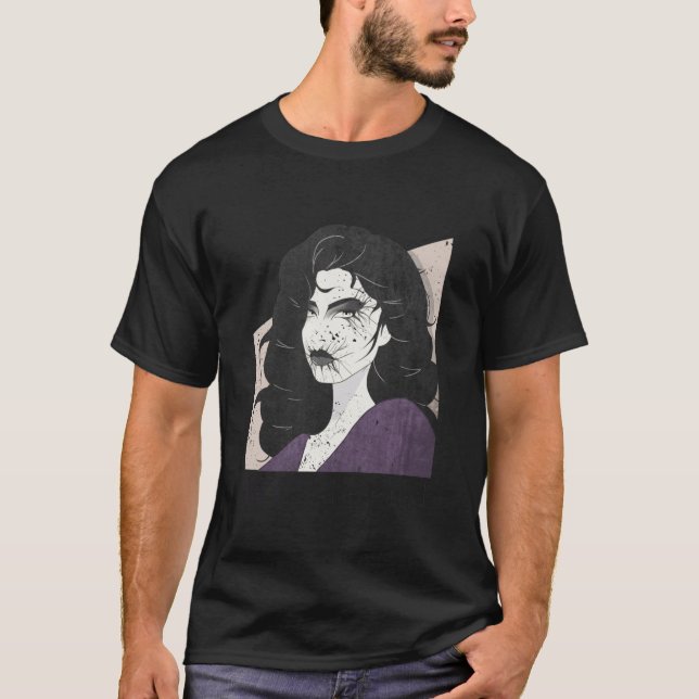 T-shirt Metal Patrick Nagel (Devant)