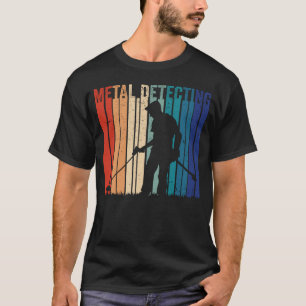 T-shirt Métal Rétro cool Détection Hobby Métal unique Dete