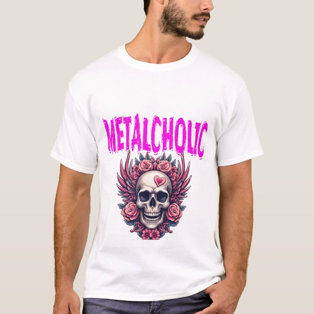 T-shirt métalcholique (Devant)