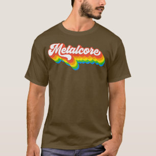 T-shirt Metalcore Music - Drôle Punk Thrash Rainbow Heavy