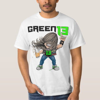 T-shirt Metalhead 2 dégrossi (blanc)