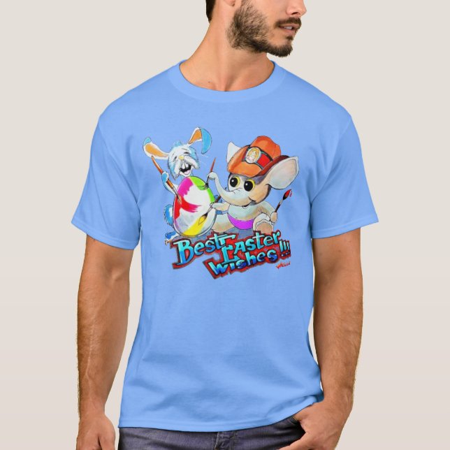 T-shirt Metalphant Easter Adult (couleurs sombres) (Devant)