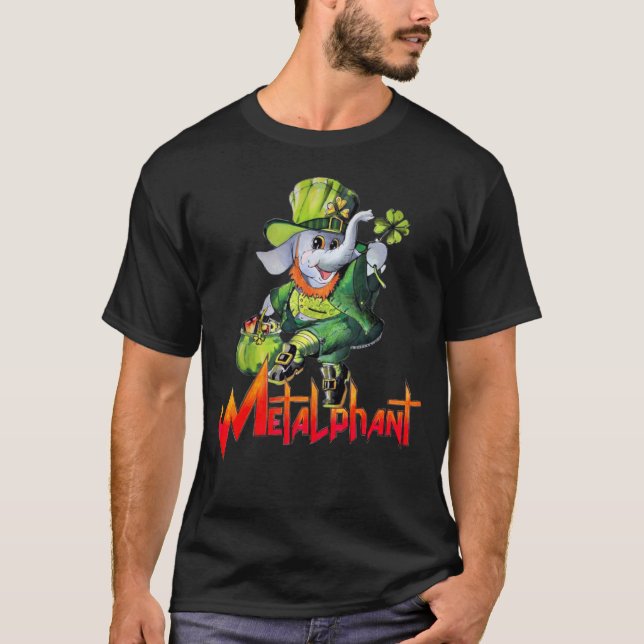 T-shirt Metalphant St. Phantrick Adulte (couleurs sombres) (Devant)