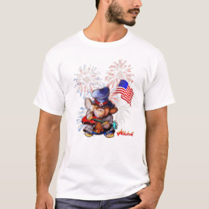 T-shirt Metalphant USA Drapeau Adulte (couleurs claires) T