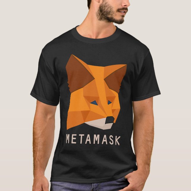T-shirt MetaMask Fox Secure DeFi Crypto Wallet Management (Devant)