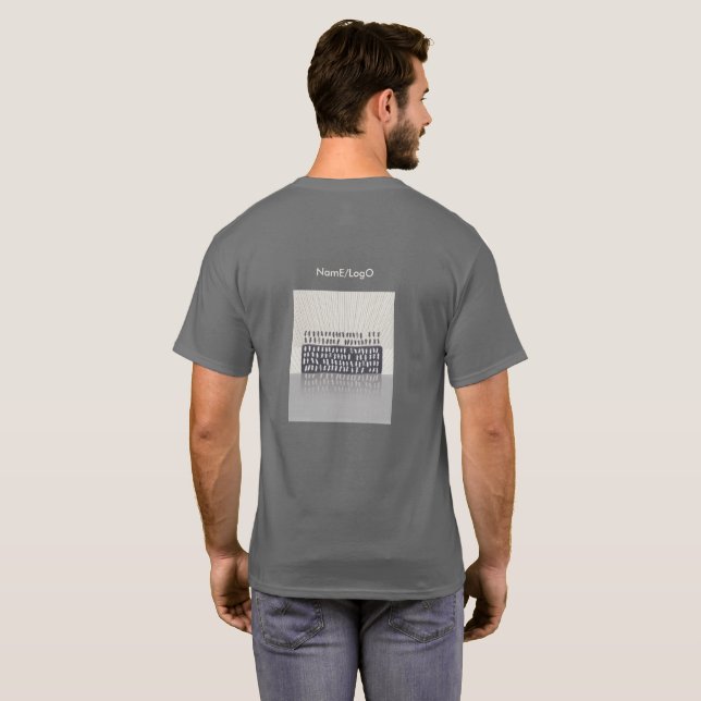 t-shirt métaphore_2_reflet (Dos entier)