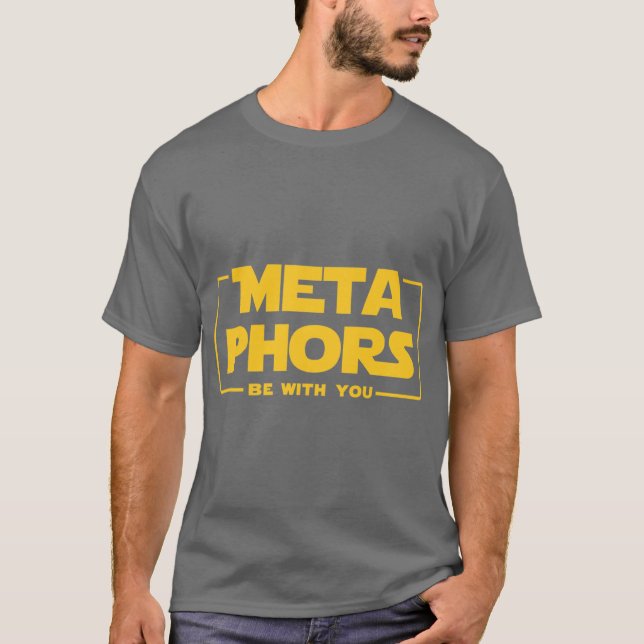 T-shirt Métaphores soient avec vous Cadeau drôle d'enseign (Devant)