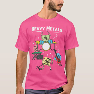 T-shirt Métaux Lourds Rock Chimie Physique Periodique o
