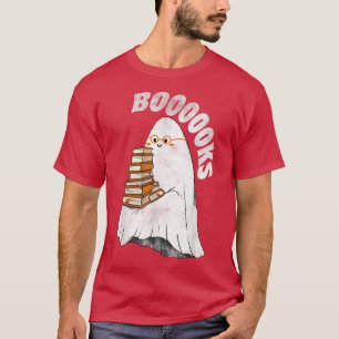 T-shirt Mete Enseignant Fantôme Top Livre Halloween Livres