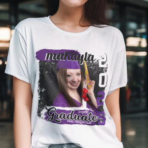 T-shirt Mete Family Graduation Personnalisée Photo et nom