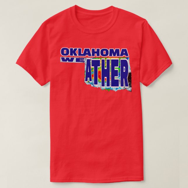 T-SHIRT MÉTÉO OKLAHOMA (Design devant)