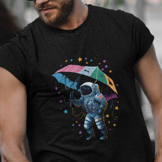 T-shirt Météo spatiale L'astronaute Abstraite Star Storm K