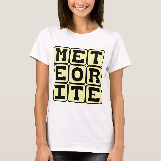 T-shirt Météorite, Débris spatiaux (Devant)