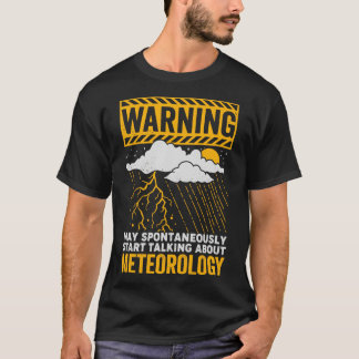 T-shirt Météorologie Météo Météorologue Cadeau