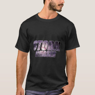 T-shirt Météorologue Chasseur d'Orages Ouragan Tornade Tem