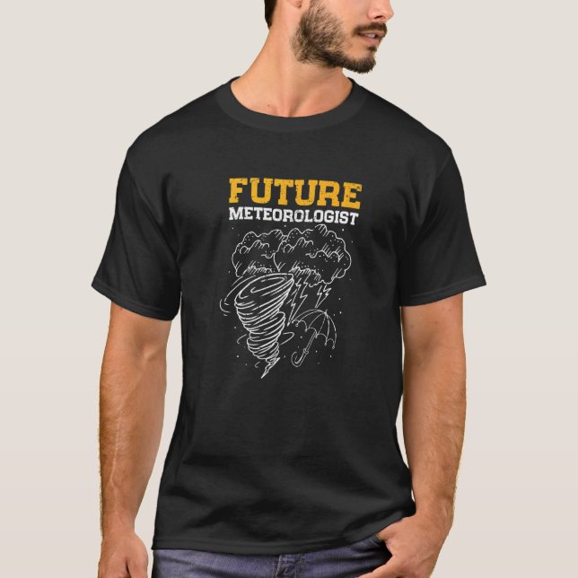 T-shirt météorologue météorologue météorologique (Devant)