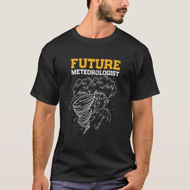 T-shirt météorologue météorologue météorologique (Devant)