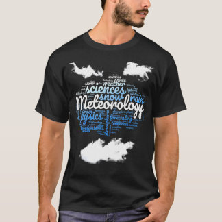 T-shirt Météorologue Nuages Météorologie Météorologie Mété