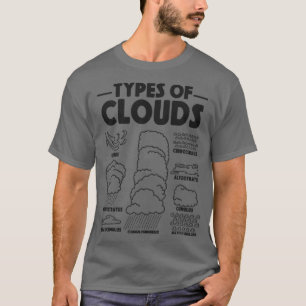 T-shirt Météorologue Prévision des nuages météorologiques