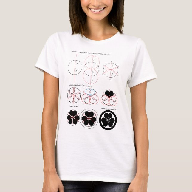 T-shirt Méthode de dessin d'oseille (Devant)