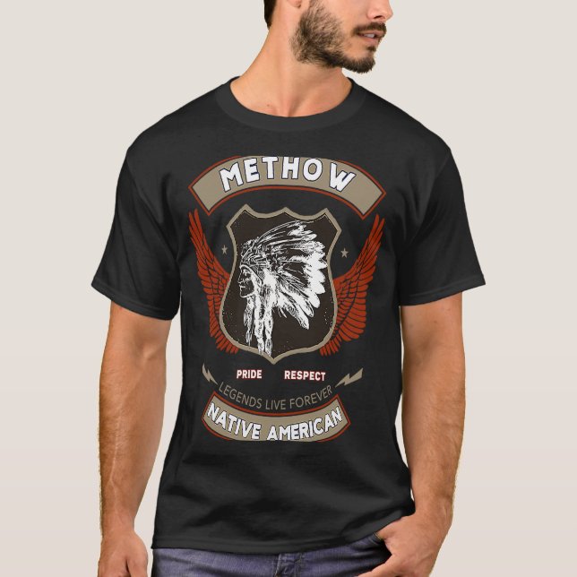 T-shirt Méthode Tribe Amérindien Fierté Respect (Devant)