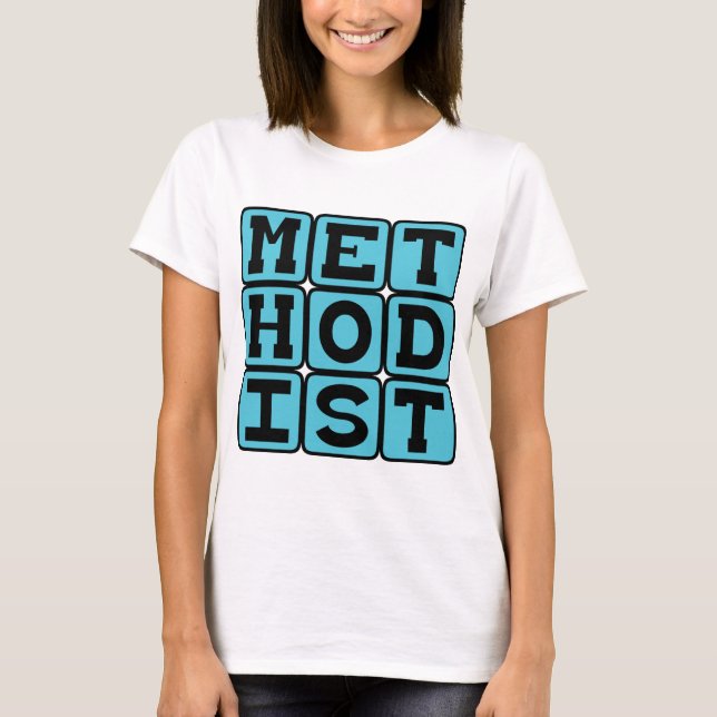 T-shirt Méthodiste, christianisme protestant (Devant)