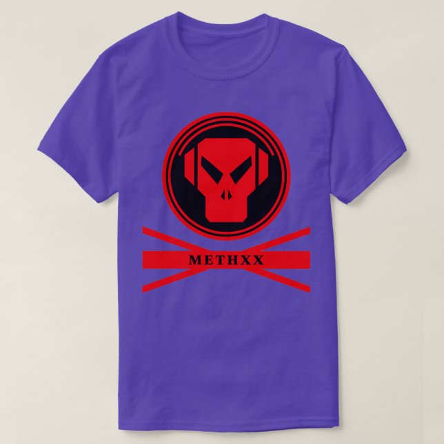 T-SHIRT MÉTHXX ROUGE METALHEADZ  (Design devant)