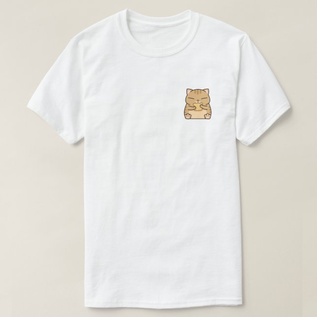 T-shirt Mètre de toast de chats (Design devant)