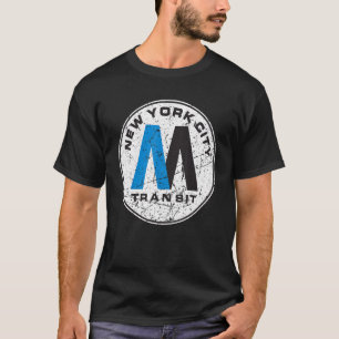 T-shirt Métro de la ville de New York Train Rétro New York