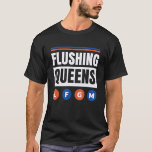 T-shirt Métro Flushing Queens New York City Trains