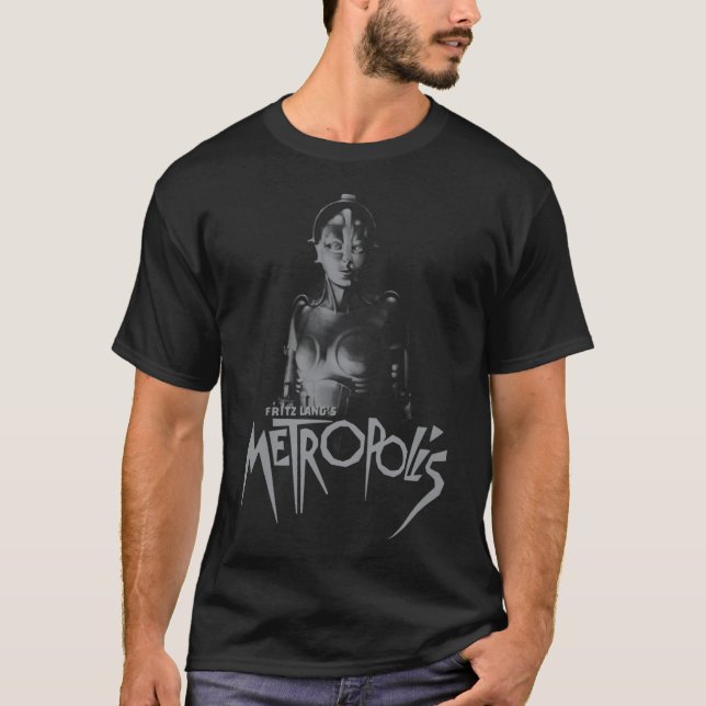 T-shirt Metropolis 1927 Fritz Lang Classic Sci-Fi (Devant)