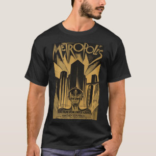 T-shirt Metropolis, Fritz Lang, 1926 - poste de cinéma vin