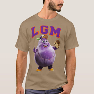 T-shirt Mets Grimace Omg par el mehdi