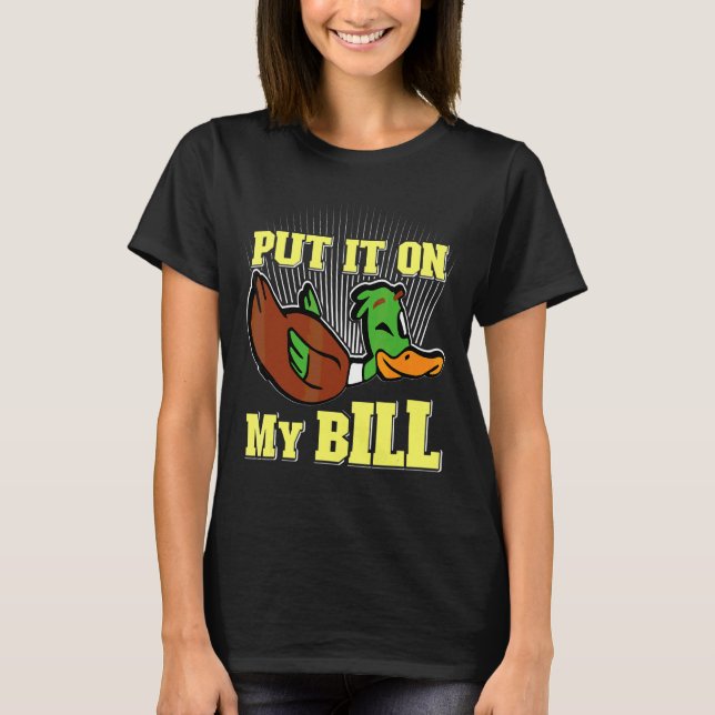 T-shirt Mets-Le Sur Mon Bill Duck (Devant)