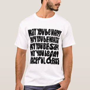 T-shirt Metta - Lovingts gentillesse Noir