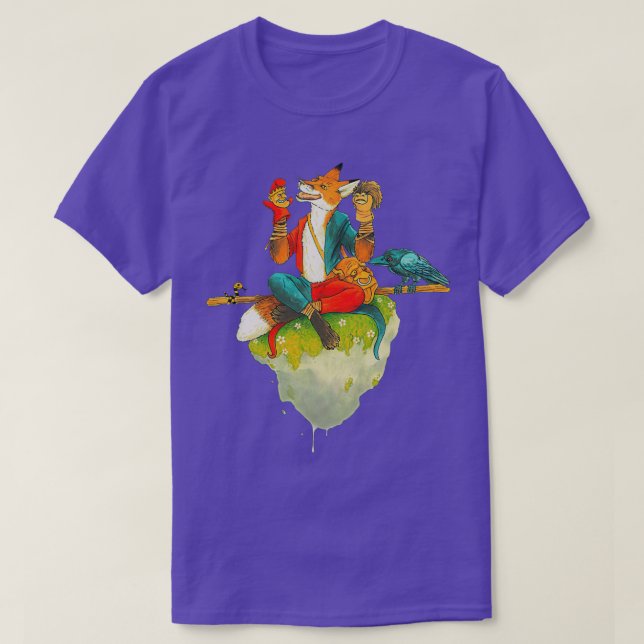 T-shirt MettAa le Fox Vulpine Vivimancer (Design devant)